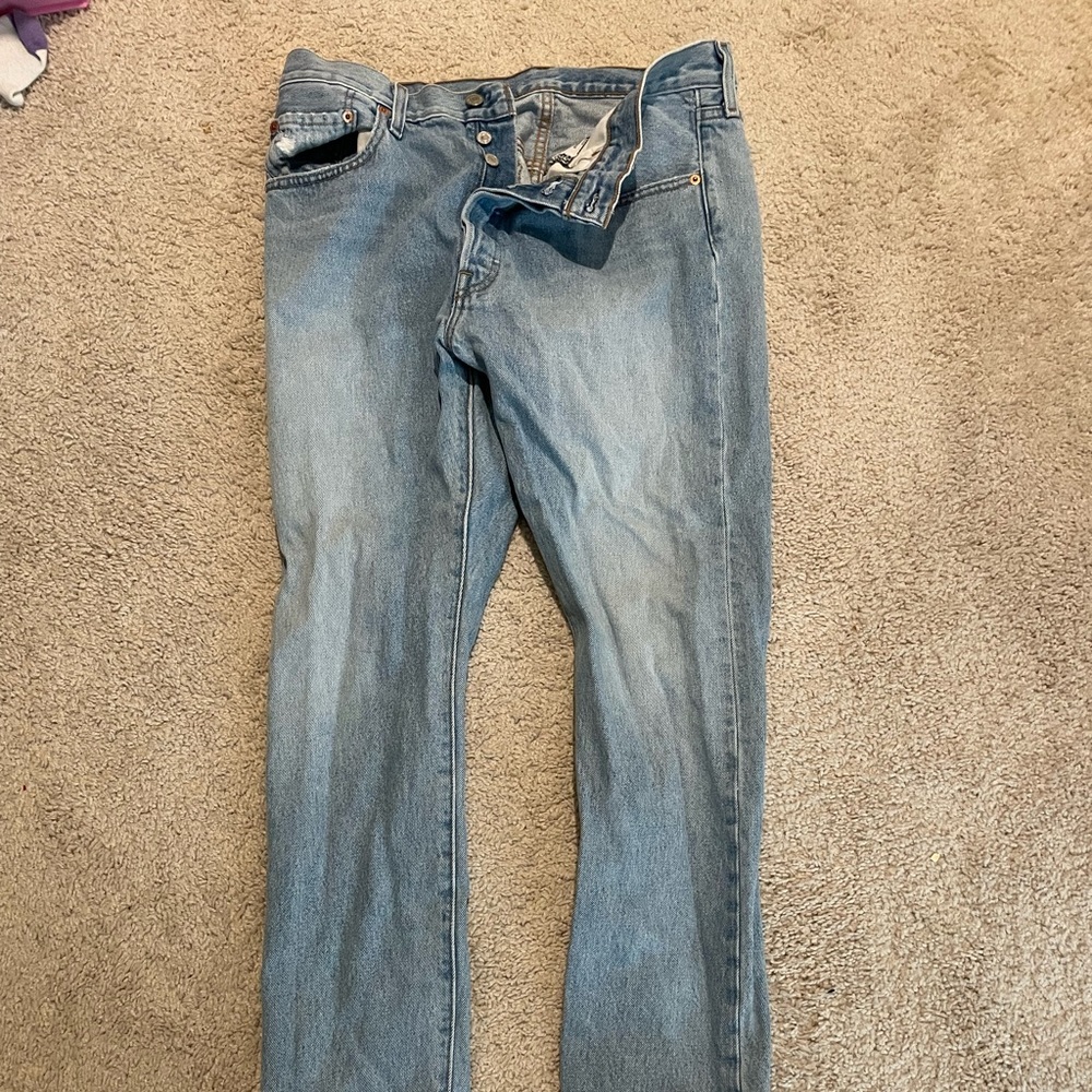 WOMENS LEVI'S 501 S BUTTON FLY JEANS SZ: 32X30